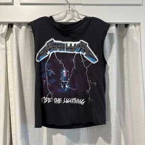 Vintage Metallica cut off sleeve tank